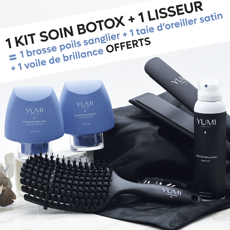 Pack INTEGRAL (1 botox + 1 lisseur = 1 brosse + 1 taie + 1 voile de brillance)
