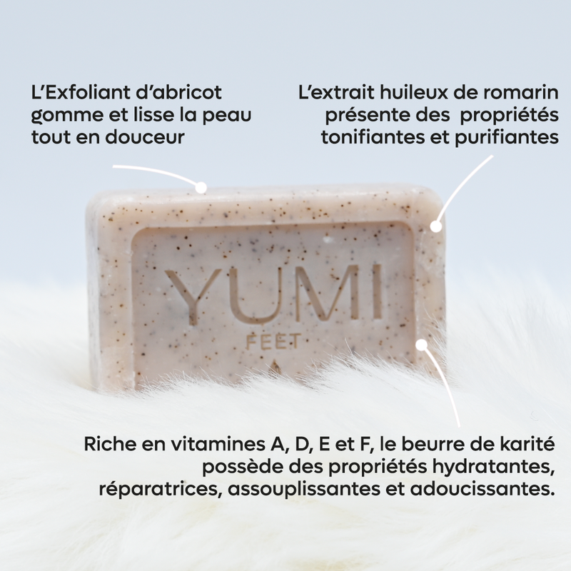 Savon exfoliant pieds - 75 g
