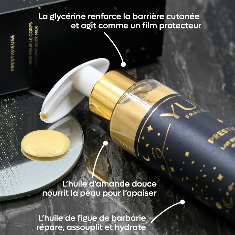 Coffret "PRESTIGIEUSE" - Eau de parfum 50ml + Lait irisé pour le corps 100ml