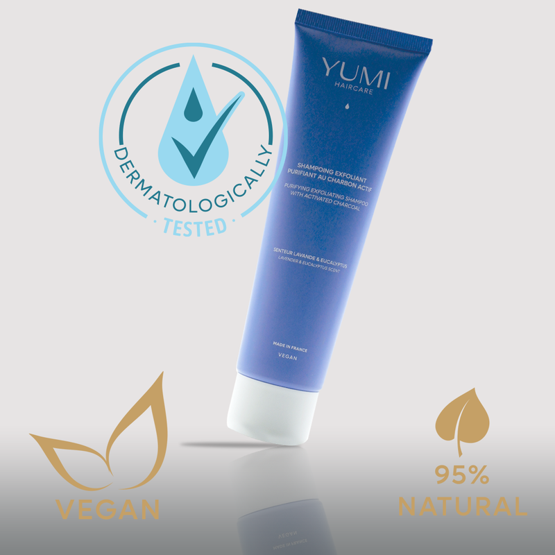 Shampoing exfoliant purifiant au charbon actif - 150 ml