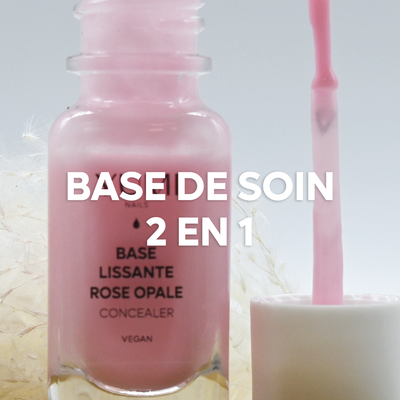 Base lissante rose opale