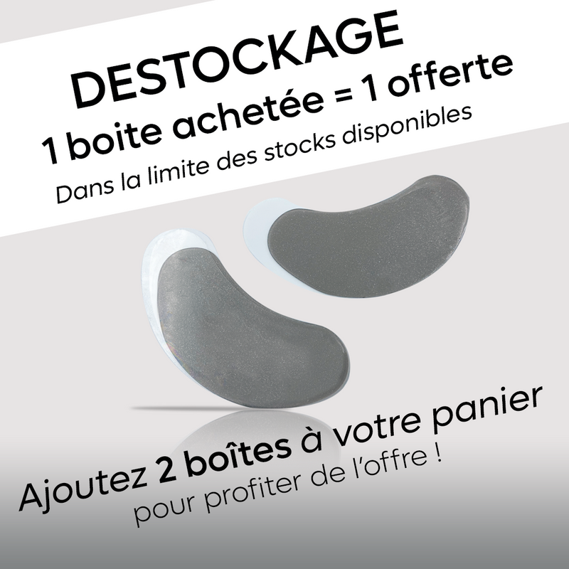 Patchs yeux au charbon actif x10 paires
