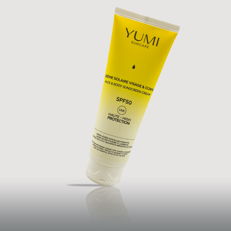 Crème solaire visage et corps SPF50