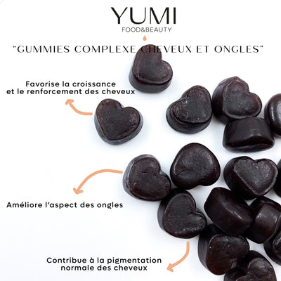 Gummies complexe cheveux et ongles - 150G