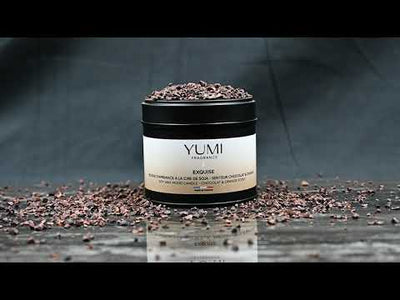Bougie "Exquise" - Senteur chocolat & orange - 180g